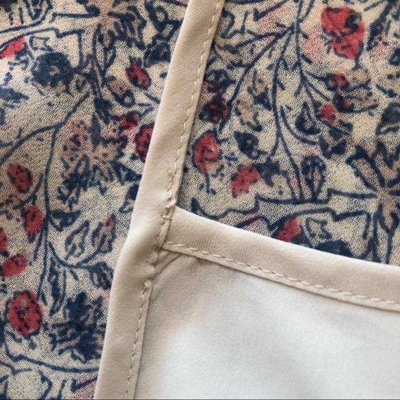 HP🎉MADEWELL Sharon Floral Tie Back Mini Dress - Picture 13 of 14